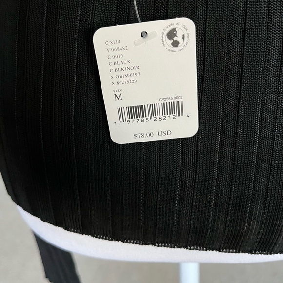 NWT Free People Womans Hits Different Lace Up Top, Black Size Medium. - Picture 6 of 6